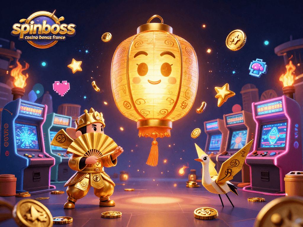 Profitez du bonus SpinBoss Casino France avec une forte ambiance casino nocturne pleine d'action.