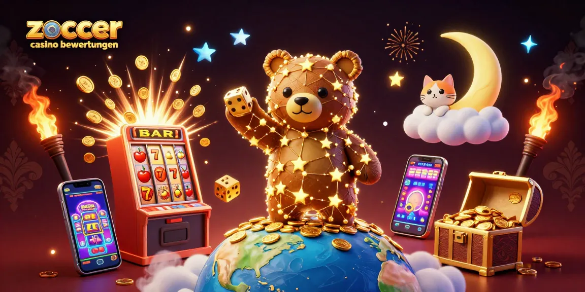 Experience thrilling wins at Zoccer Casino Bewertungen with a vibrant 3D casino celebration.