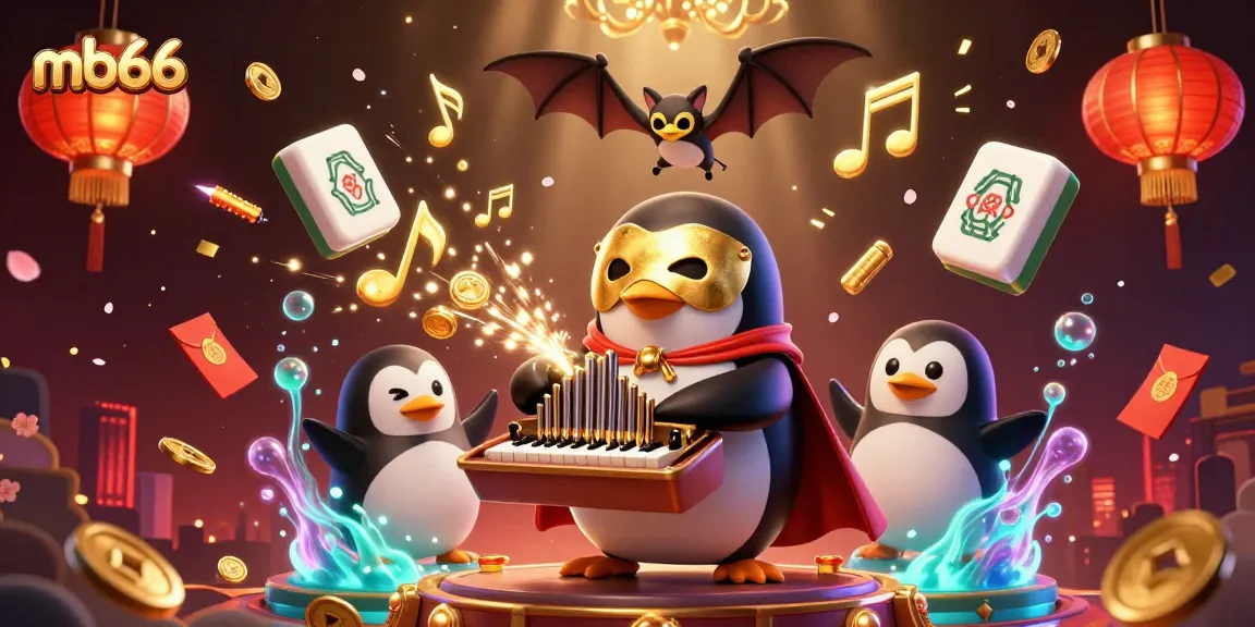mb66 players winning with golden coins in a dynamic casino scene featuring unique characters.