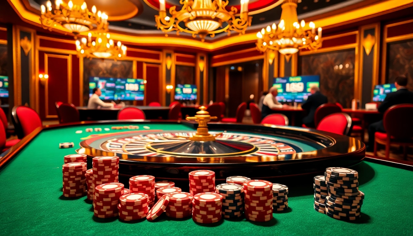 Experience the thrill of RR88 with vibrant casino visuals and engaging gameplay elements.