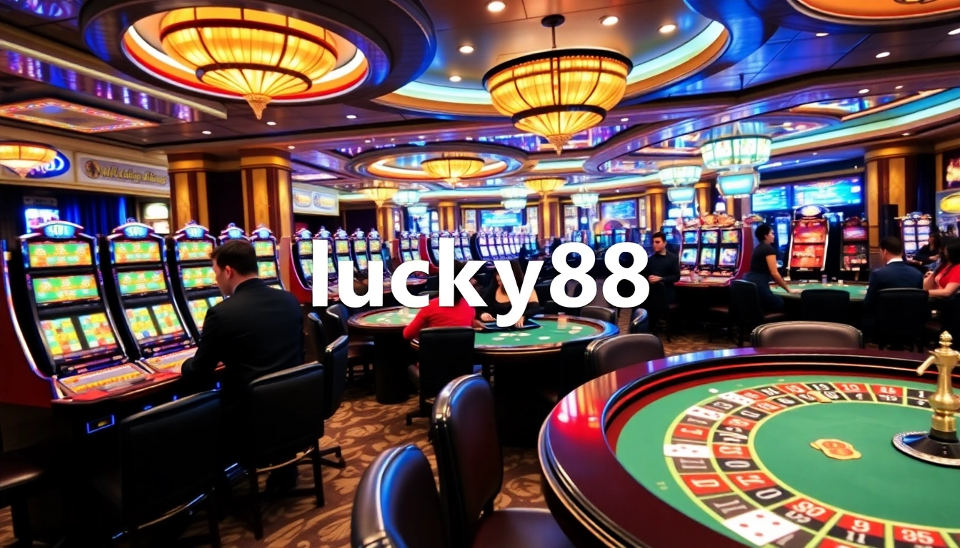 Experience the exhilarating atmosphere of lucky88 with vibrant casino games and engaging gambling action.