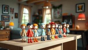 Entdecken Sie die einzigartigen und farbenfrohen Gutdolls in einer kunstvollen Präsentation.